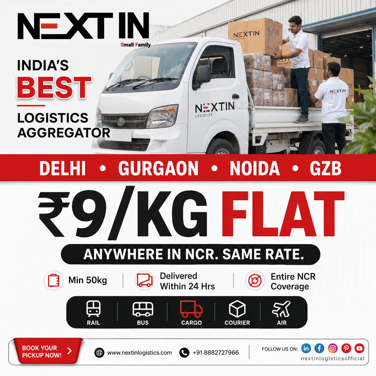 India’s Best Logistics Aggregator — Nextin Logistics