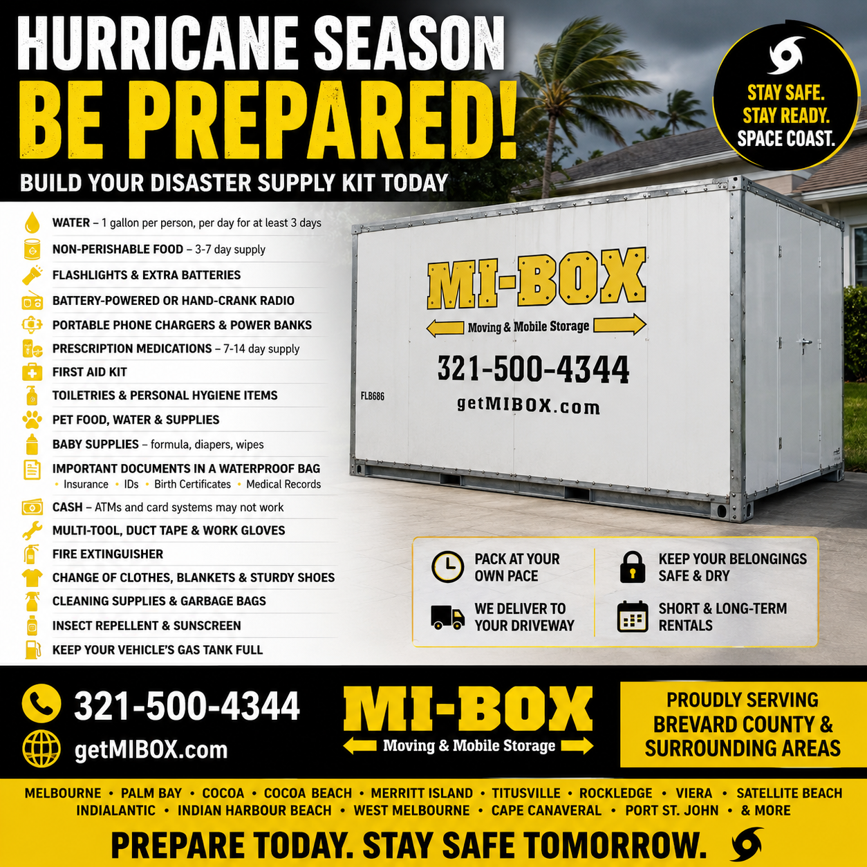 Hurricane Preparedness Starts Before the Forecast: Build Your Disaster Supply Kit with Help from…