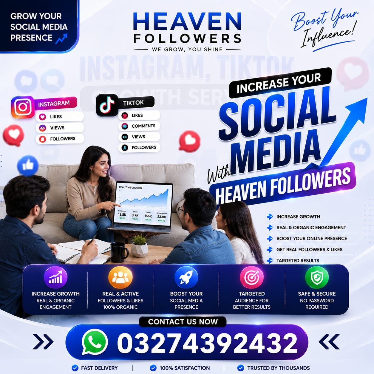 🚀 Grow Your Social Media with Heaven Followers 🚀