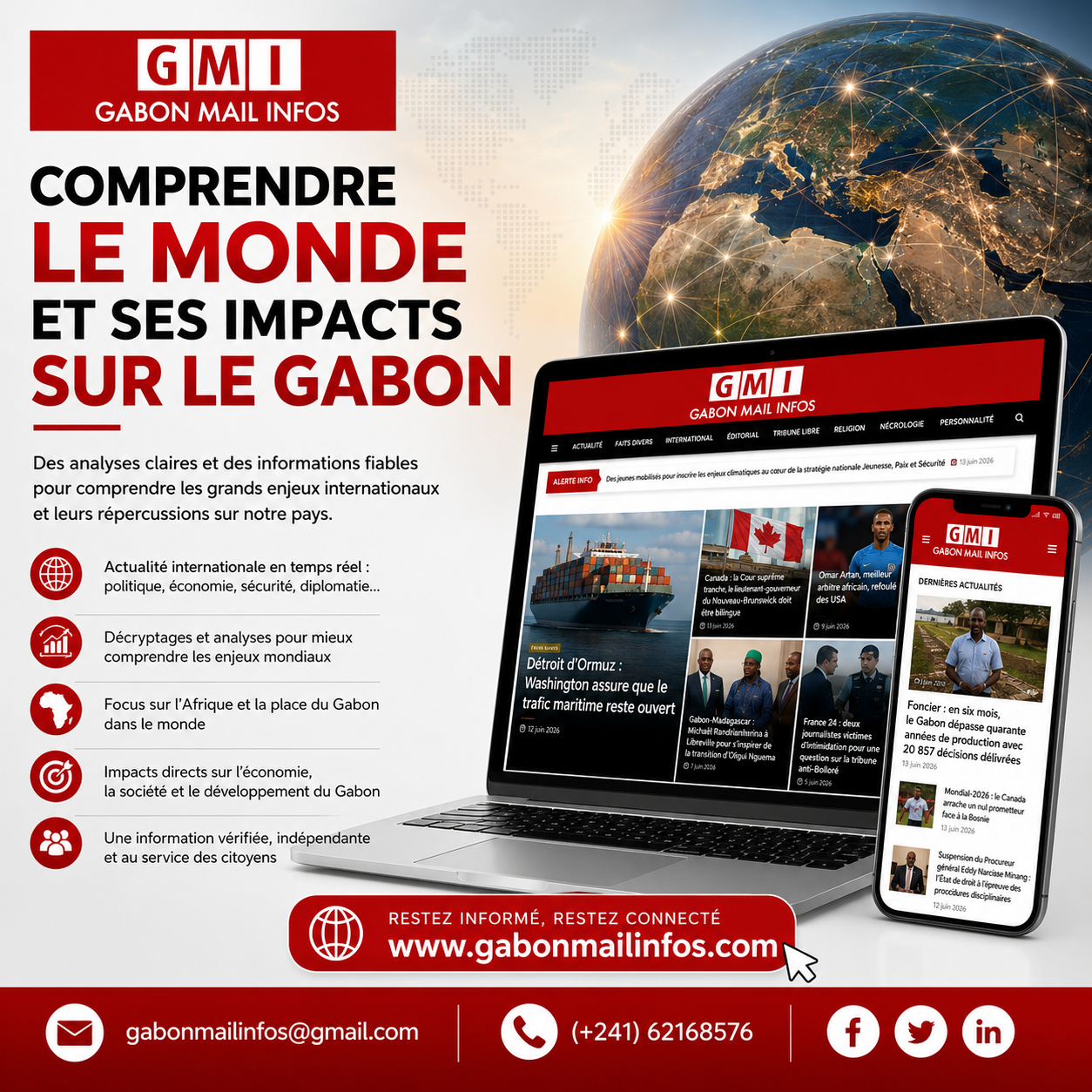 Comprendre le monde et ses impacts sur le Gabon