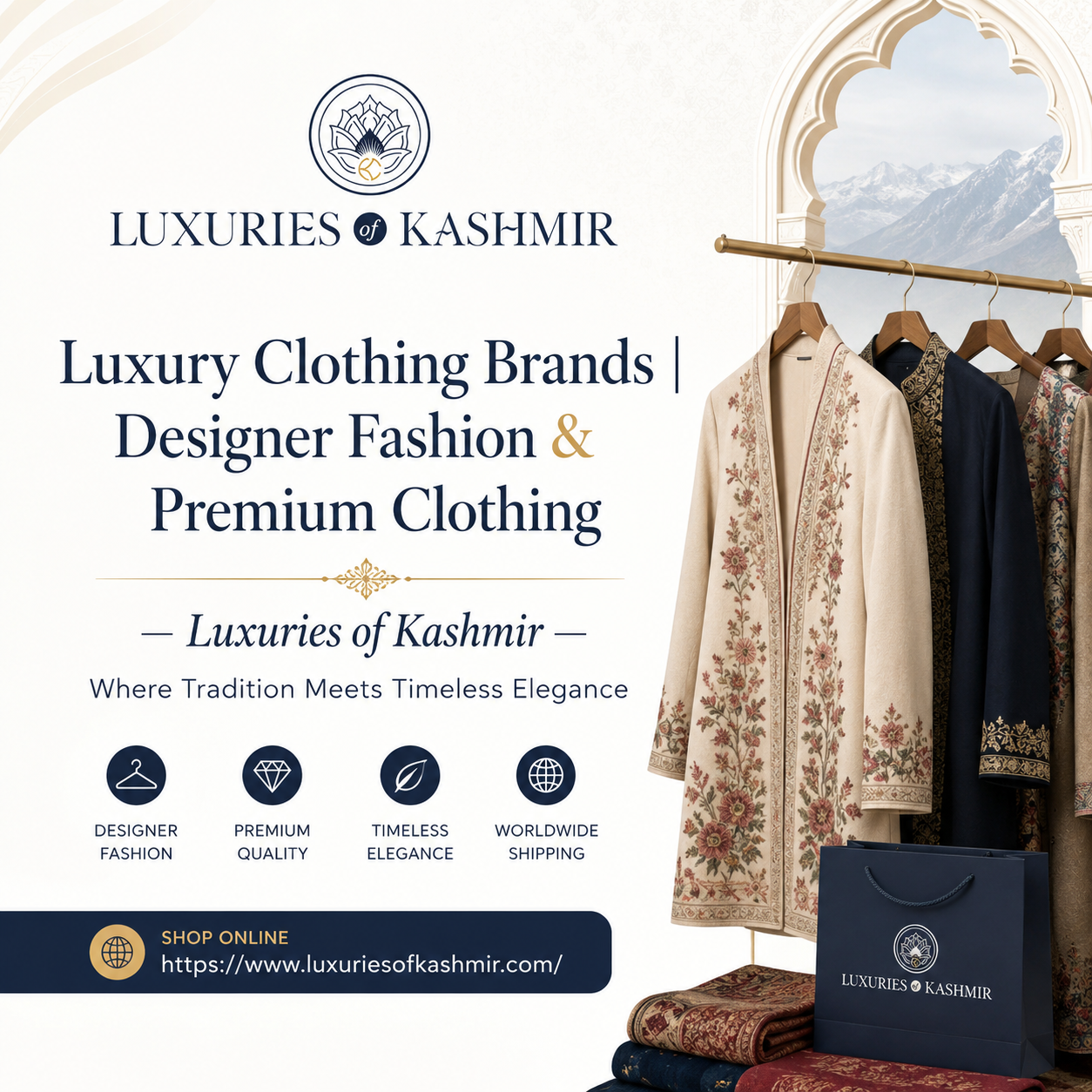 Why Luxuries of Kashmir Stands Among the Finest Luxury Clothing Brands in India — Designer Fashion…