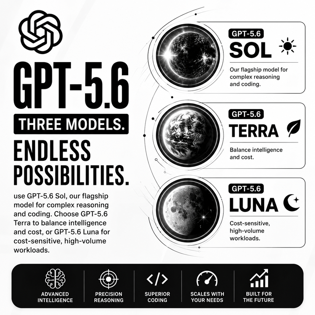 10 Wildly Different Ways to Harness GPT-5.6 (Sol, Terra, and Luna)