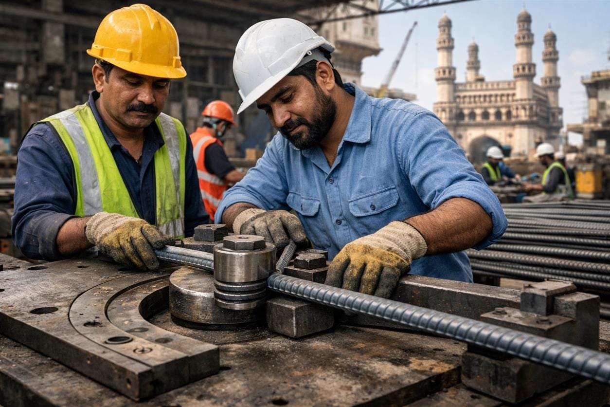 Professional Bar Bending Contractors in Hyderabad: Quality Service Guaranteed