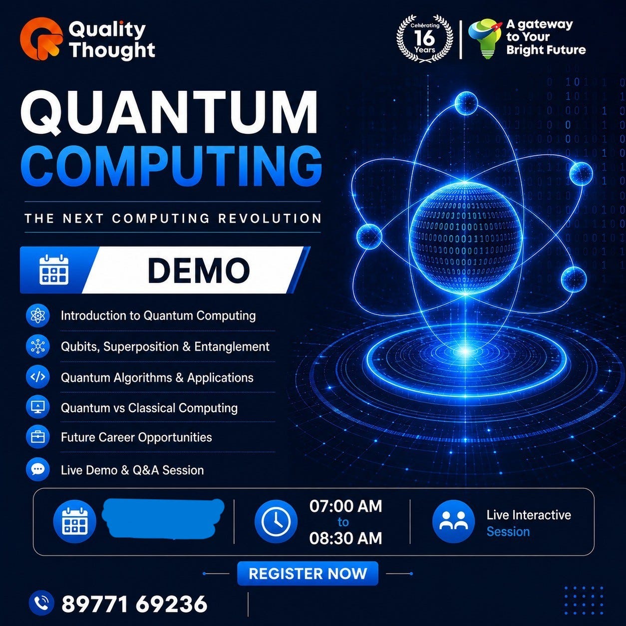 Best Quantum Computing Training Institute in Hyderabad.