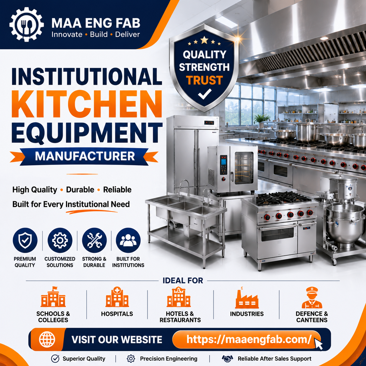 Institutional Kitchen Equipment Manufacturer in India