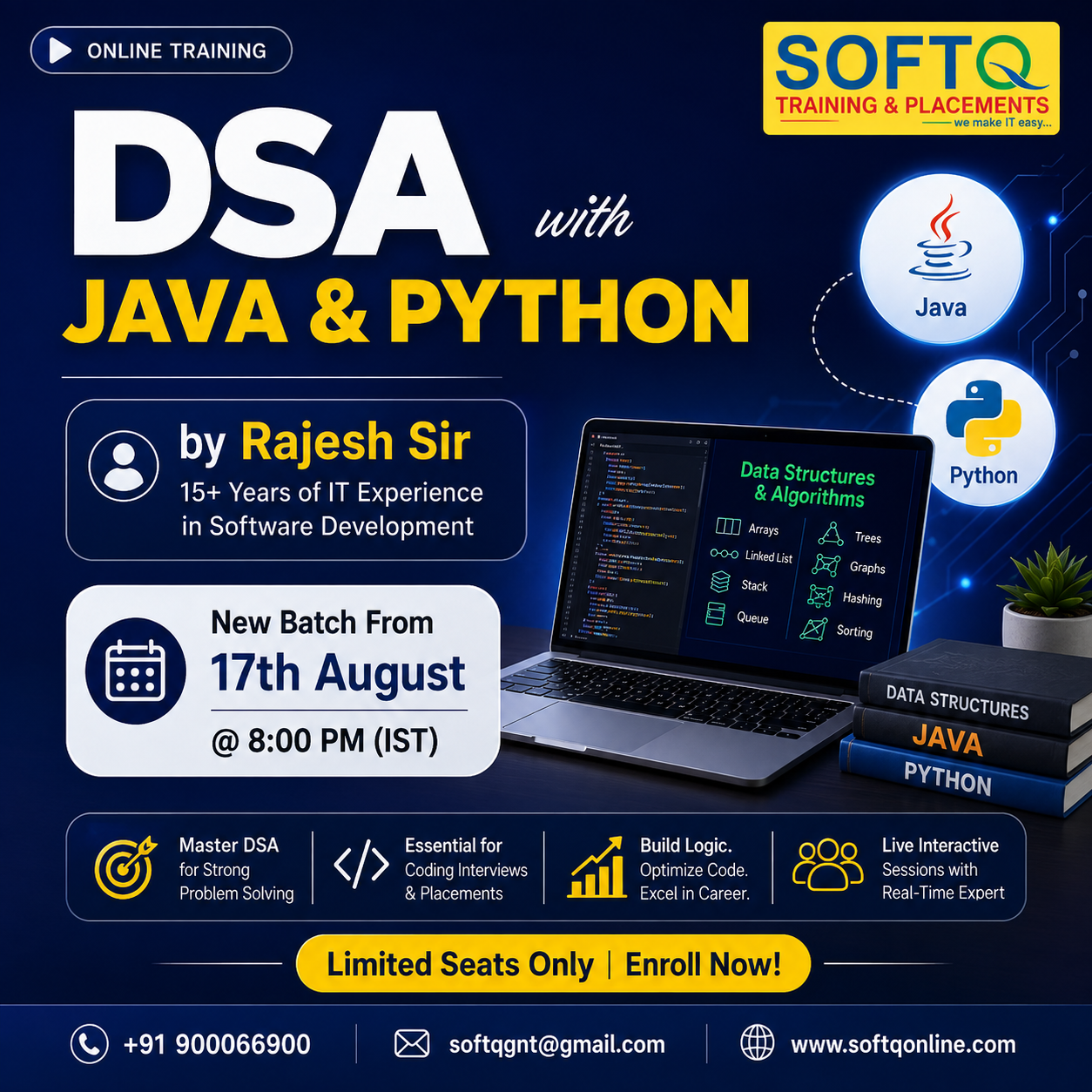 Why Learning DSA with Java & Python Is Essential for Every Aspiring Software Developer