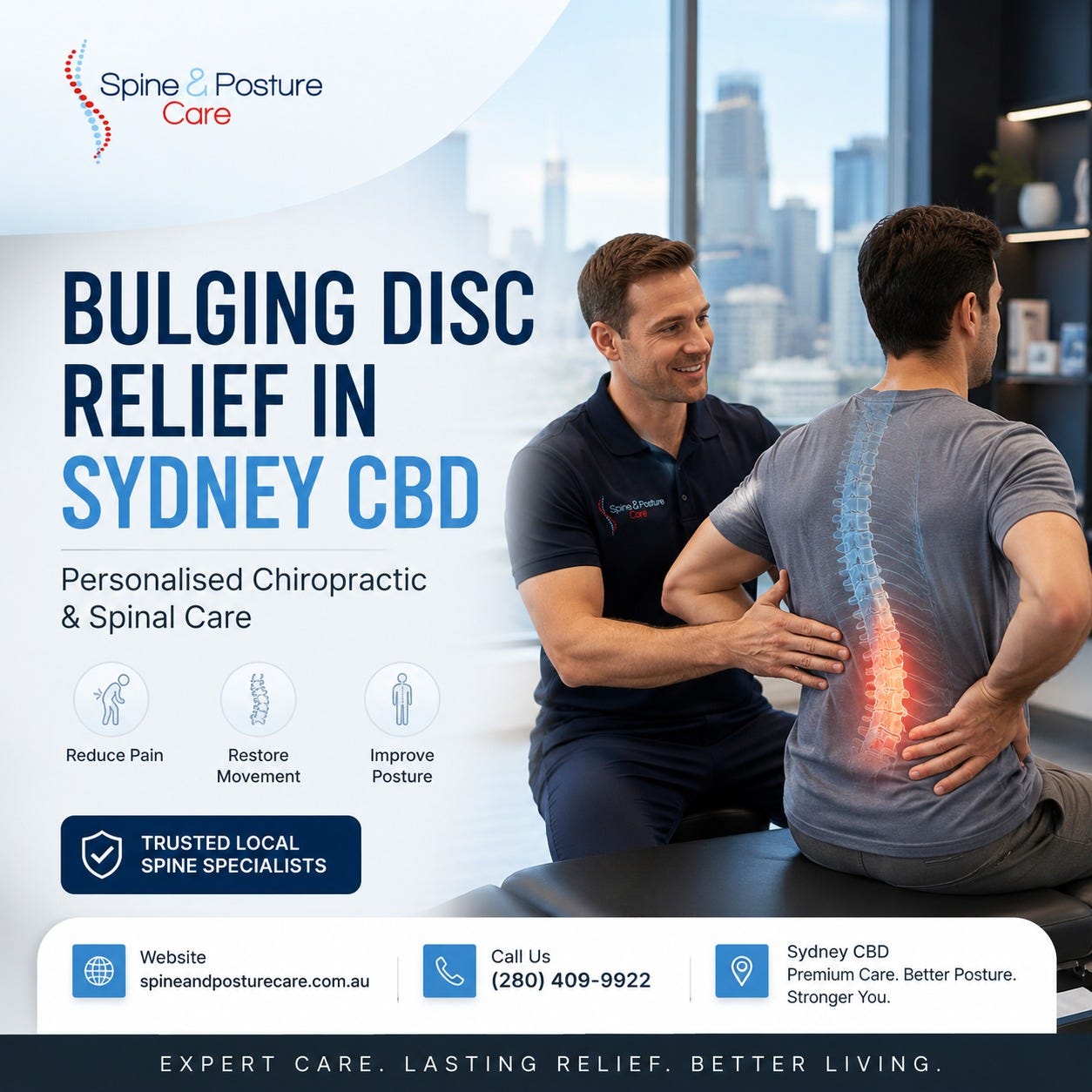 Bulging Disc Relief in Sydney CBD