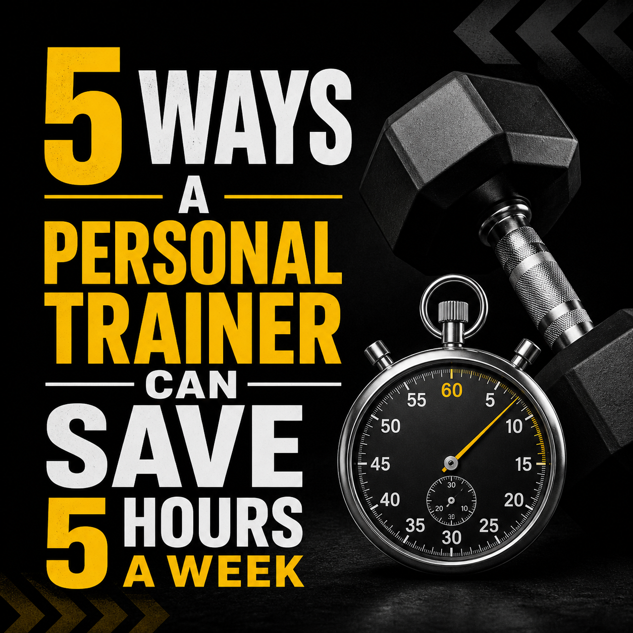 5 Ways a Personal Trainer Can Save 5 Hours a Week With Automation