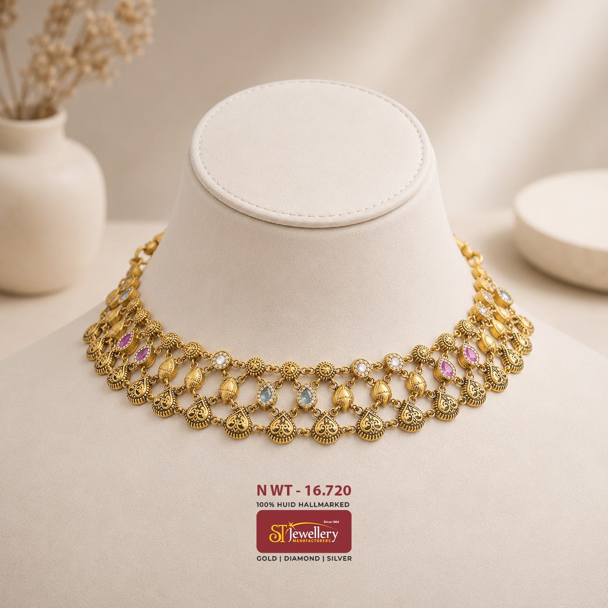 Antique Gold Choker Necklace: Timeless Beauty Inspired by Tradition