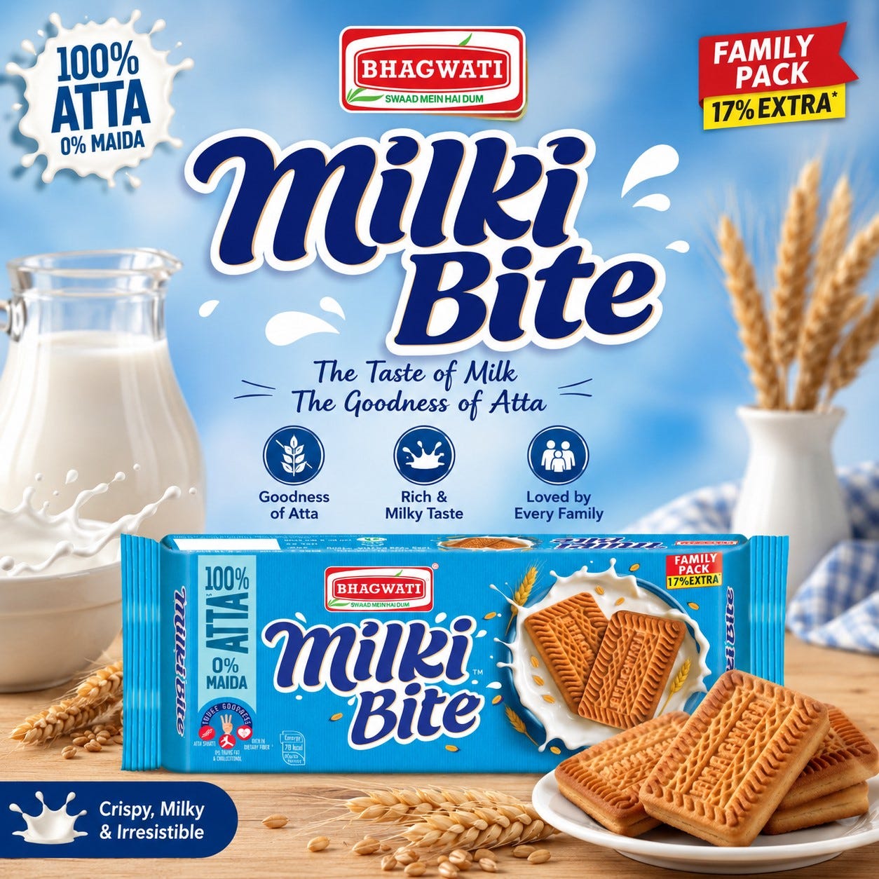 From Breakfast to Evening Snacks: The Versatility of Milk Biscuits