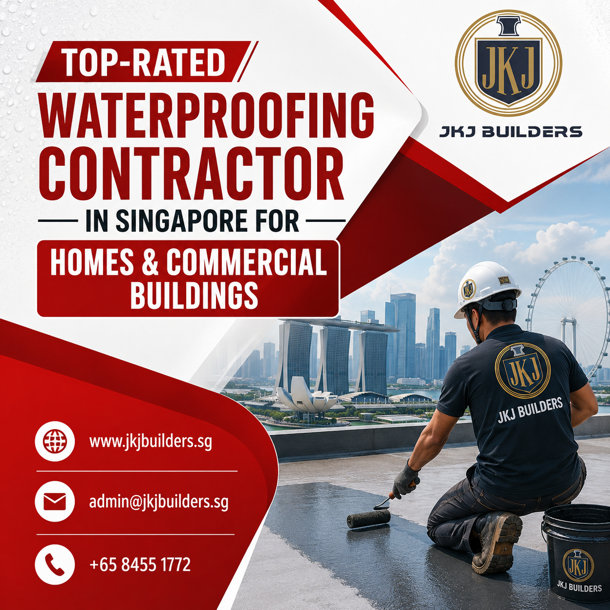 🏠 Top-Rated Waterproofing Contractor in Singapore for Homes & Commercial Buildings