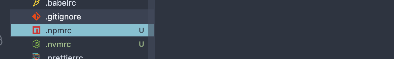 How to specify node and npm version for the current project, using .npmrc and .nvmrc