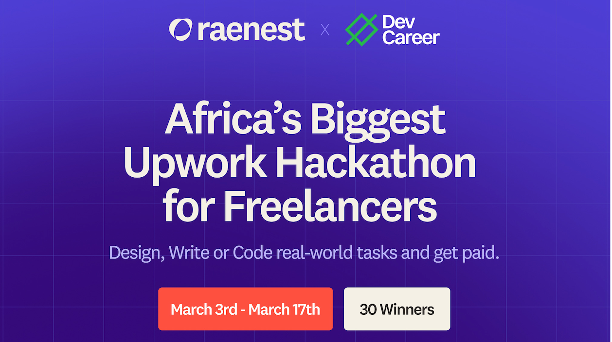 Hackathon Duration Section for DevCareer and raenest on Upwork