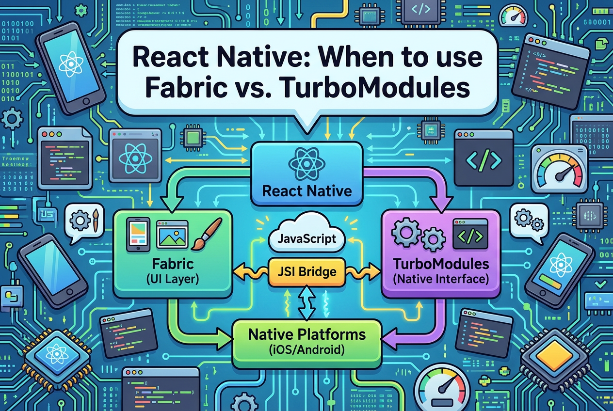 The Split: When to use Fabric vs. TurboModules in React Native