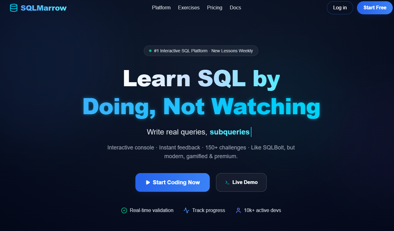 If You Want to Learn SQL, Start With These Platforms