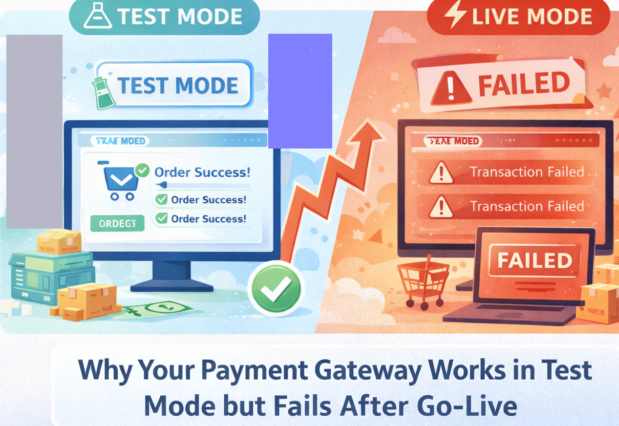Why Your Payment Gateway Works in Test Mode but Fails After Go Live