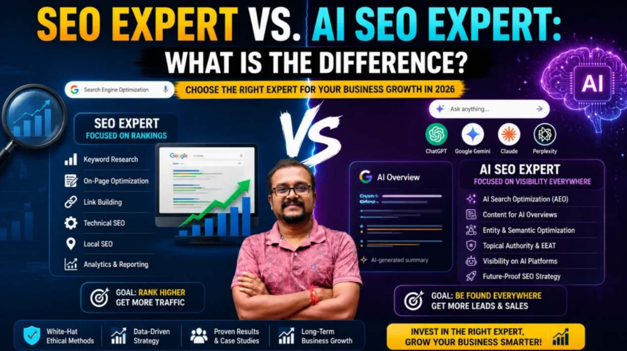 SEO Expert vs. AI SEO Expert: What Is the Difference?