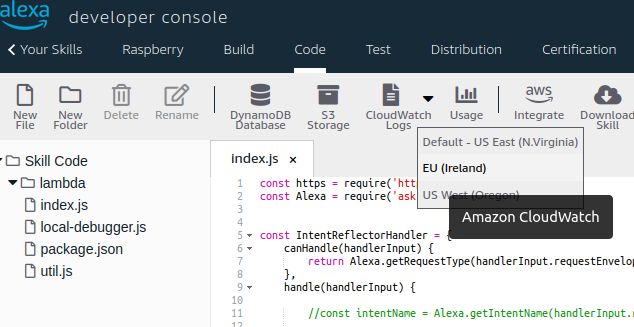 Tips to access to Cloudwatch log