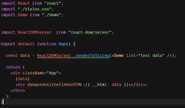 React component convert into HTML string using react-dom/server | by  kumaravel p | Medium