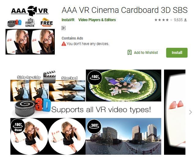 The Best VR Apps For Your Google Cardboard | by Kavita Verma | SiteSonic |  Medium
