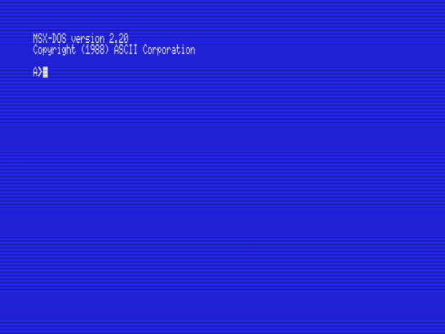 Relearning MSX #3 — User environments | by Javi Lavandeira