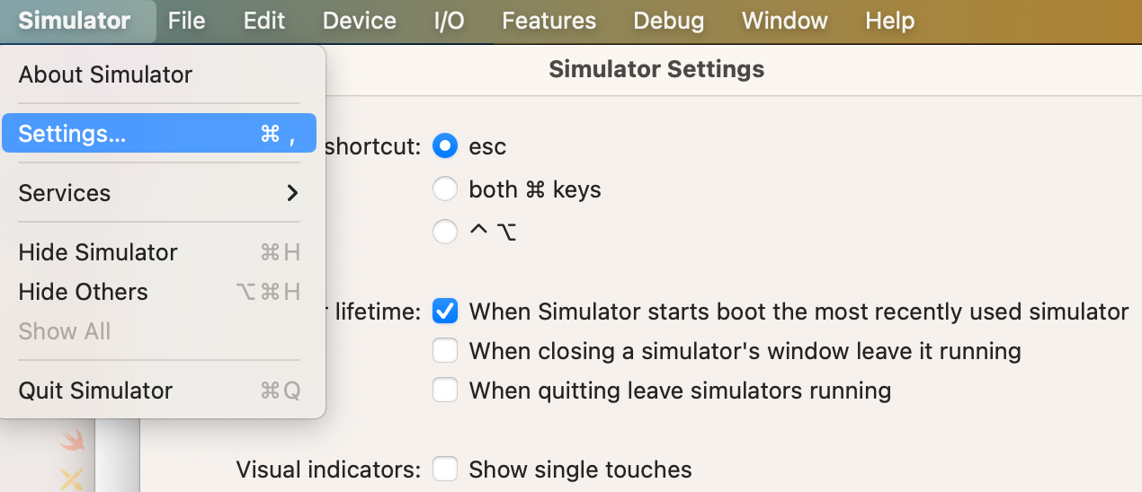 Xcode-讓你的碰觸點位清晰可見