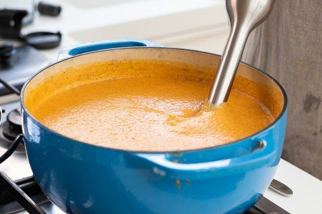 Blending Hot Liquids and Soups Safely - Striped Spatula