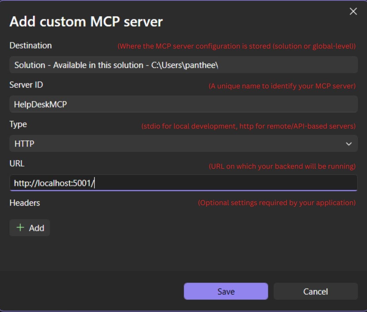 Initializing MCP in Visual Studio