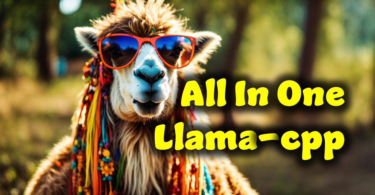 Llama.cpp one man band
