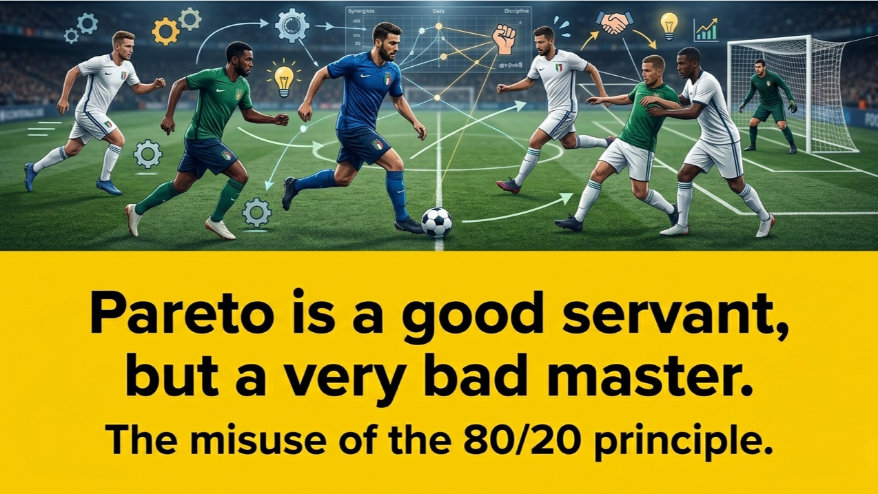 Pareto is a good servant, but a very bad master