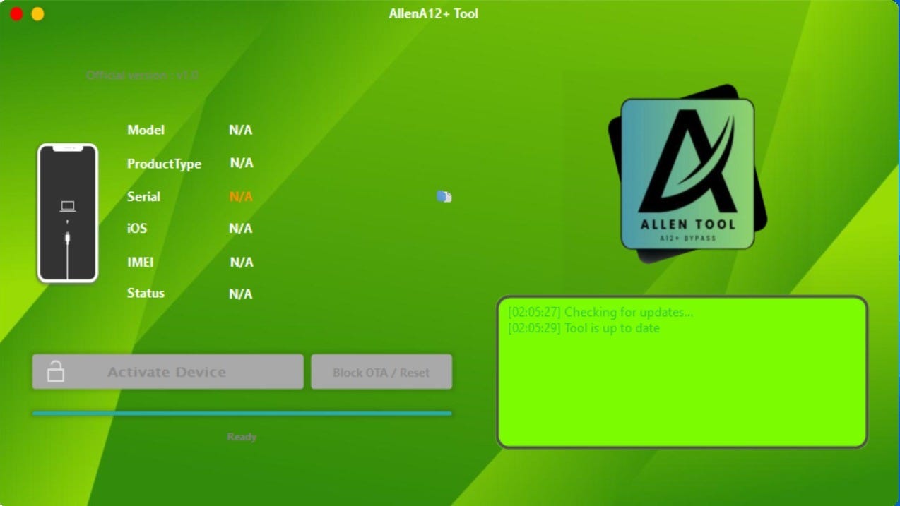 ALLEN A12+ Activator V1.8 Windows Tool