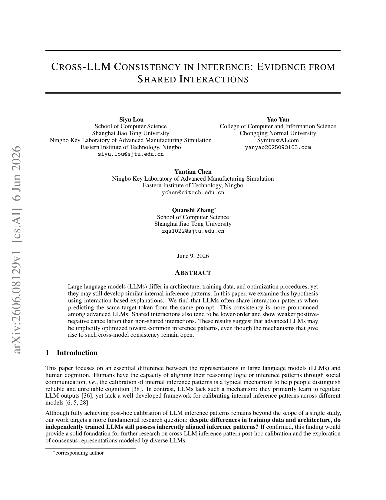 Different Models, Same Logic: How LLMs Converge on Shared Reasoning Patterns