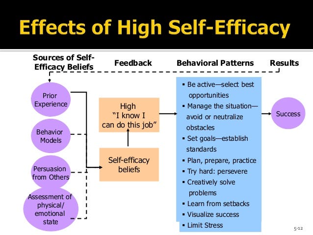 Enhancing self-efficacy beliefs