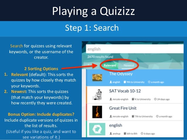 Quizizz the Quiz tool for Quizzes, by Narayan Arumugam