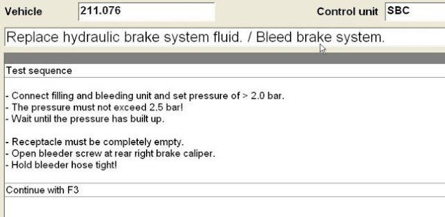 You can't bleed SBC brake without a MB Star Diagnostic C4 | by OBDII.NET |  Medium