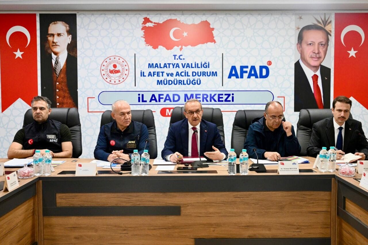 Malatya’da Afet Risk Azaltma Planı Toplantısı