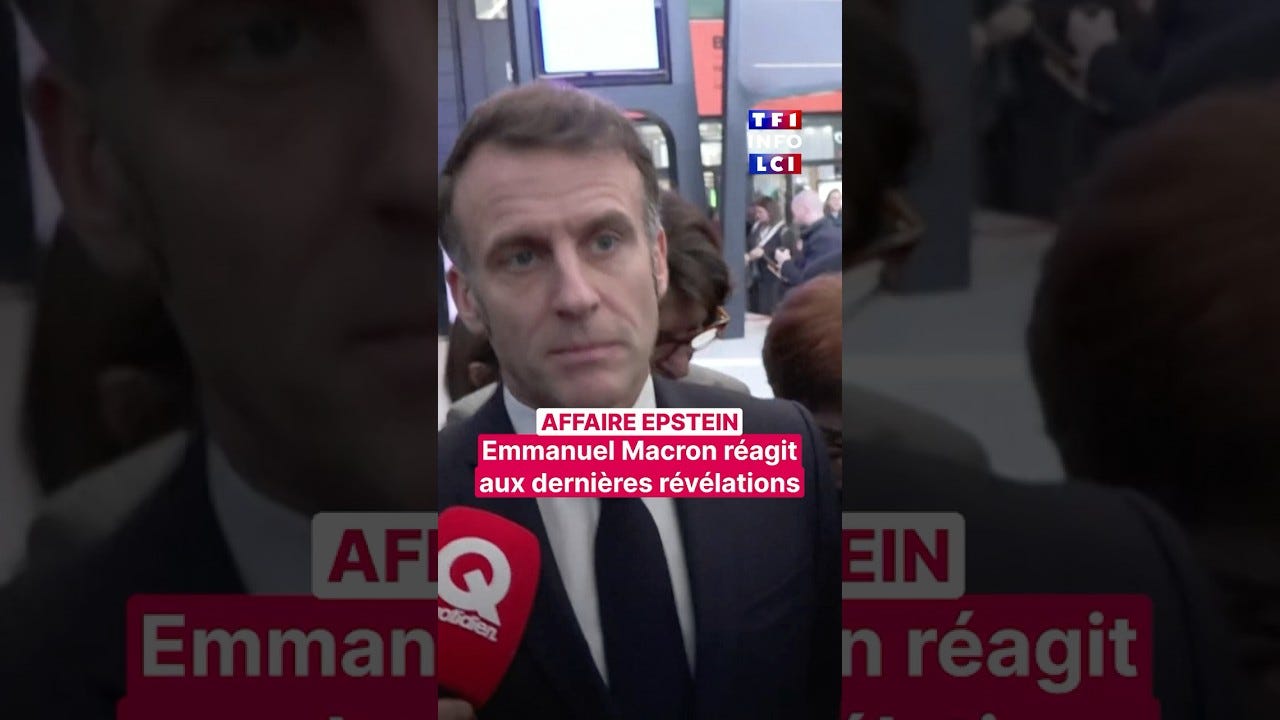 🔴 Emmanuel Macron s’exprime sur l’affaire Epstein