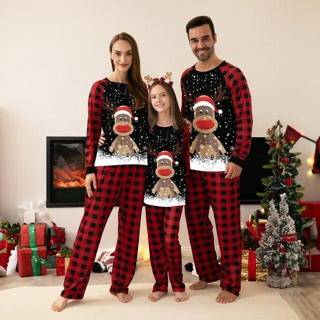 Five Reasons to Get Matching Pyjamas as a Family This Christmas, by Demtom  Cute Shop.