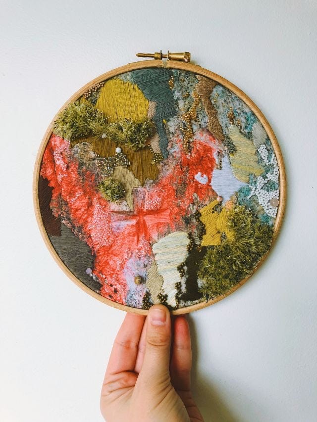 Search Press  Abstract Embroidery by Emily Botelho