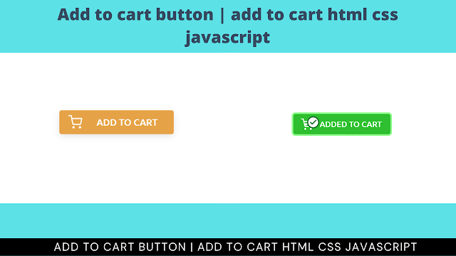 Add to cart button HTML | add to cart HTML & CSS javascript | by ...