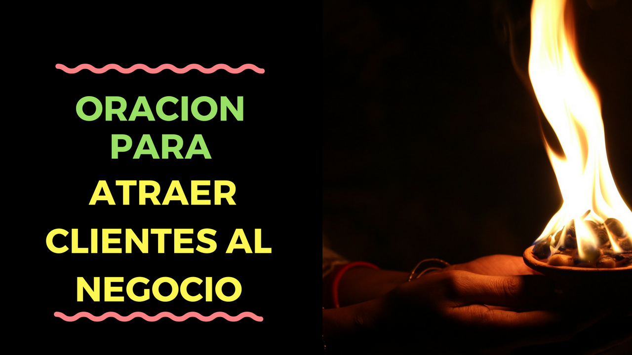 Oracion para atraer clientes al negocio
