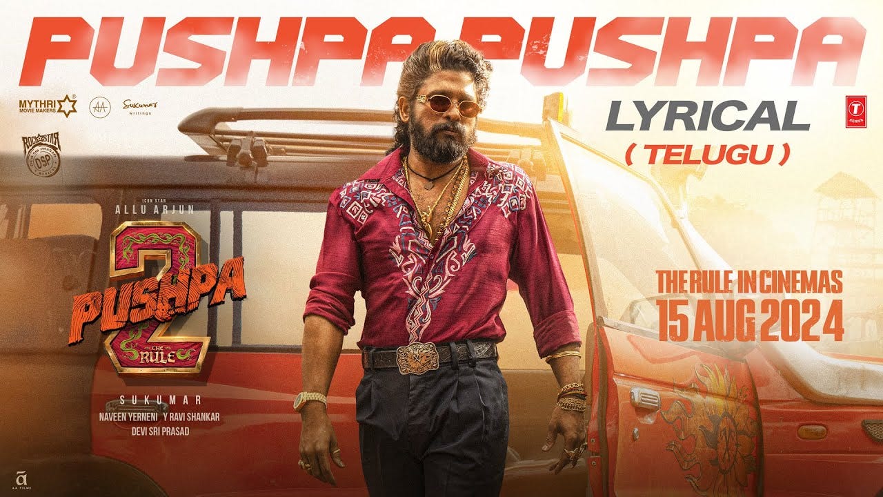 Pushpa Pushpa Song Lyrics -Pushpa 2 The Rule (2024) | Allu Arjun, Rashmika Mandana — lyricsgenesis.c