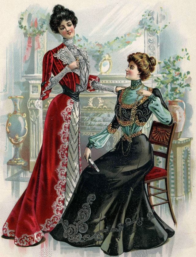 dresses from the 1900s