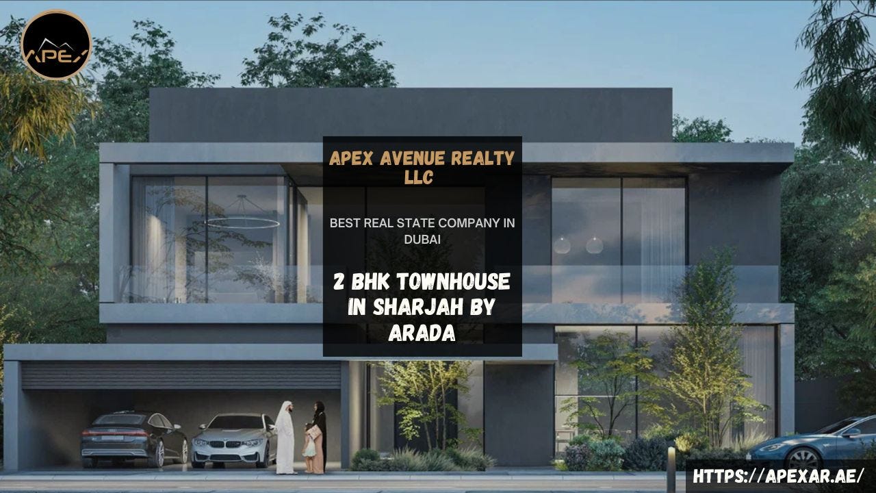 2 BHK townhouse in Sharjah by Arada