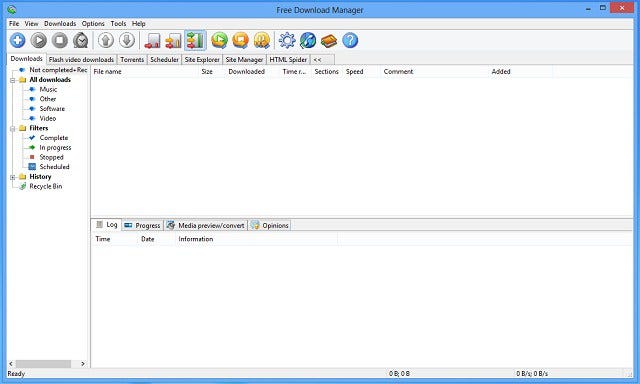 Free Download Manager - download everything from the internet