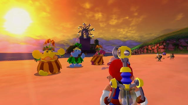 Jogo Super Mario Sunshine 64 no Jogos 360