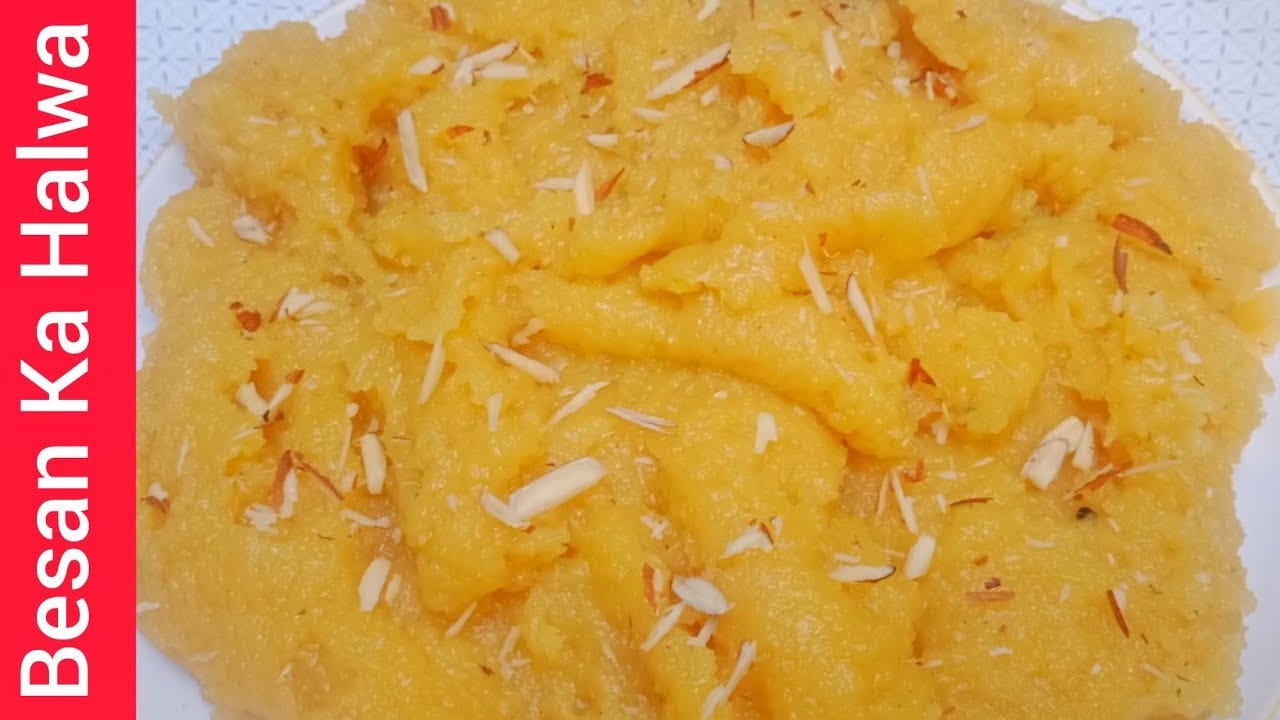 Besan Aur Suji Ka Halwa Without Milk