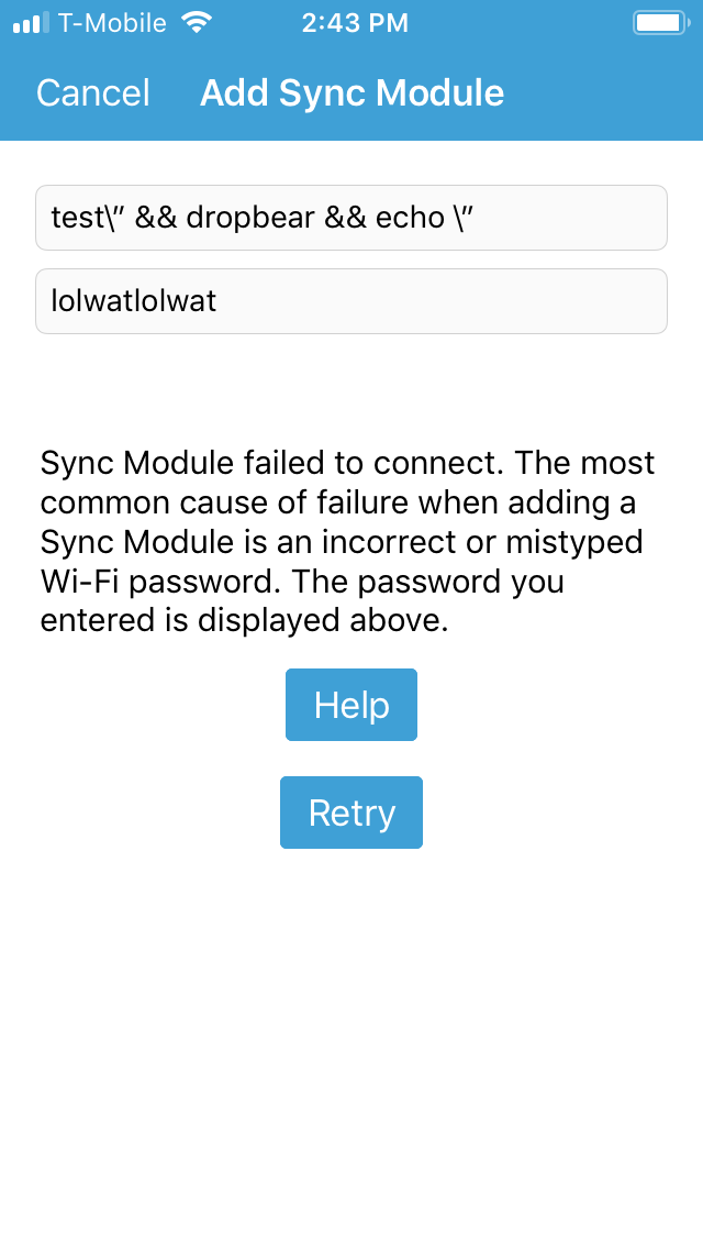 Blink Sync Module Keeps Saying Incorrect Password Store head.hesge.ch