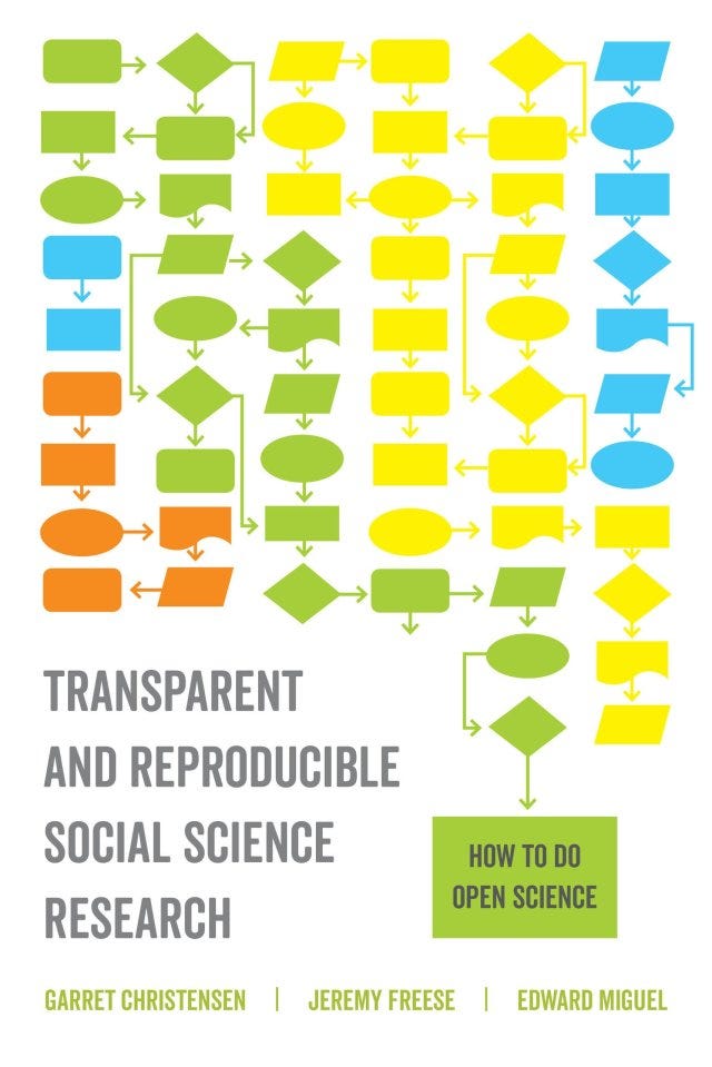 Transparent and Reproducible Social Science Research: A new open science  textbook | by The Center for Effective Global Action | CEGA | Medium
