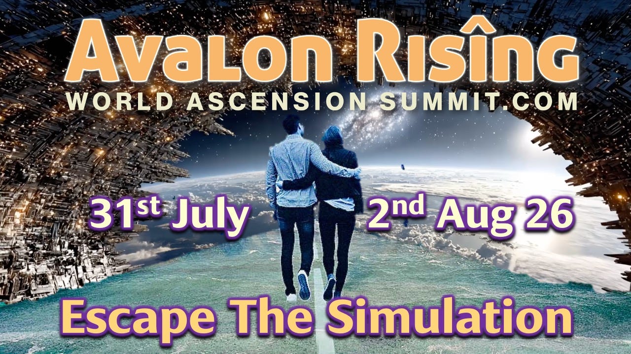Escape the Simulation: Avalon Rising 2026, World Ascension Summit Journal
